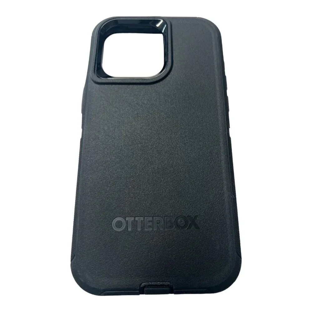 OtterBox iPhone 12 Pro Max Black Case~Raised Edges Protect Camera Screen L2 09